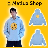 DREW HOUSE Mascot Justin Bieber SS21 hoodie in Blue, high quality European version, feltJacket with 