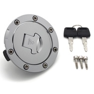 Motorcycle Lgnition Switch Lock Key Set Motocross Fuel Gas Tank Cap Cover For Honda CBR250 CBR400 CB