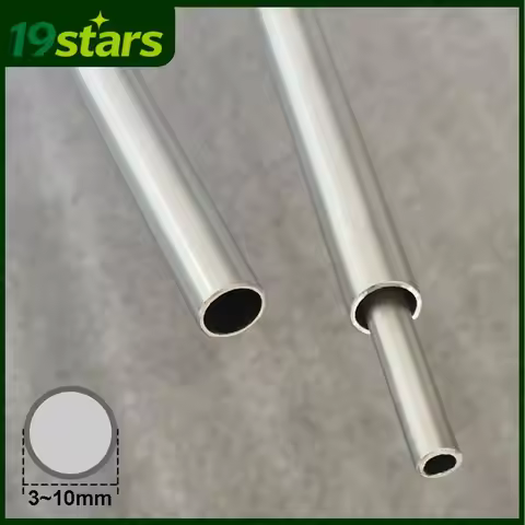 Aluminum Capillary Tube OD 3 4 5 6 7 8 9 10mm Wall Thickness 0.5 1 2 3mm Hollow 6063 T5 Aluminum All