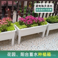 Plastic Vegetable Growing 2025 Extra Large Rectangular New Style Vegetable High-Foot Planting Box Fl