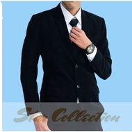 Men's blazer jacket, black jacket, Korean jacket, formal jacket, blazer for men