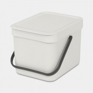 brabantia - 比利時製造 6L Sort &amp; Go分類回收桶 (淺灰) 213267 廚房 | 廁所 | 辦公室 垃圾桶