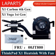 Laptop Cooling Fan For Lenovo ThinkPad X1 Carbon 4th Gen X1 Yoga 1st Gen Heatsink With Fan FRU 00JT8