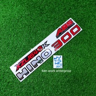 Sticker hino 300 xzu640k