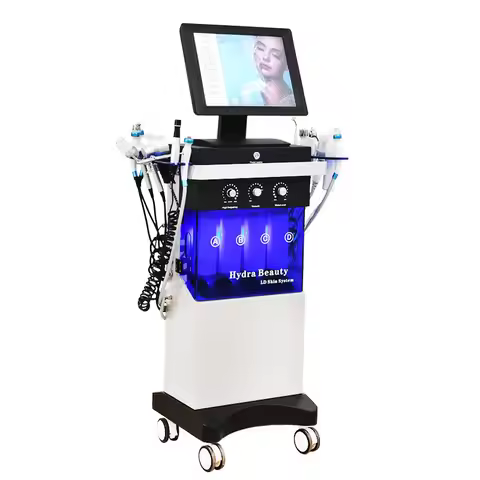 14 In 1 hydra beauty facial Machine Skin Peeling hydra beauty facial Hydradermabrasion Korea Aqua Pe