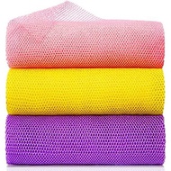 3 Pieces African Net Bath Sponge African Exfoliating African Scrubbing Long Net Rag African Wash Net