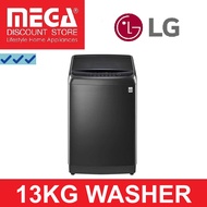 LG TH2113SSAK 13KG TOP LOAD WASHER (3 TICKS) WITH FREE DETERGENT SHEET BY LG (UNTIL 31/05/2024)
