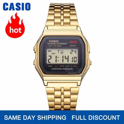 Casio watch gold watch men set brand luxury LED digital Waterproof Quartz men watch Sport military W