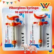 Viddavet 10 mL/20 ml Orange Fiberglass syringe 10 ml/20 ml syringe for pig syringe 10ml/20ml syringe