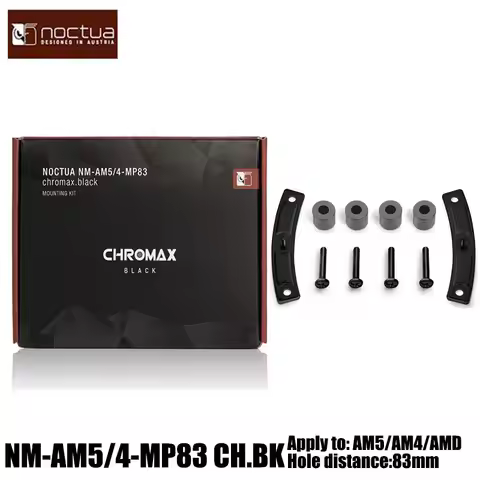 Noctua NM-AM5/4-mp83 Mounting-kit AMD-AM5-AM4 Mounting Bracket For Most Noctua CPU Cooler Support AM