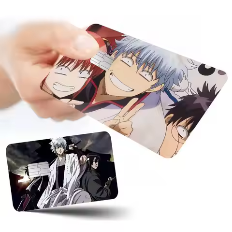 Funny Japanese GINTAMA Game Anime Sticker Film Skin Cover Case for Small Large No Chip Debit Credit 