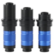 300X 450X 600X Digital Monocular Continuous Zoom C-Mount Lens 0.7X-5.6X Magnification Barlow Lens Fo