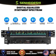 31Plus-EQ Digital Audio Equalizer | 10 Adjustable Bands, USB-Powered Noise Reduction & Feedback Supp