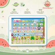 French English Bilingual Learning Tablet Toy Learn Alphabet ABC Numbers Words Spelling| Interactive 