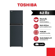 TOSHIBA ตูู้เย็น 2 ประตู 8.3 คิว รุ่น GR-RT303WE -PMTH(52) INVERTER  รุ่นใหม่ 2024 Black 8.3Q 234L