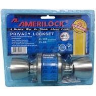 Original AMERILOCK door knob privacy lockset KEYLESS lock set. (For Bath Room)