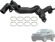 AJ89664, Engine Coolant Pipe Hose Compatible with Jaguar XK XJ XF 2010-2015, Fits For Land Rover Spo