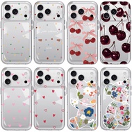 Love Heart Cherry Phone Casing For Huawei Honor 90 Lite X7B X8B X9B X9A X7D X9D P30 Pro Nova 7SE 9SE