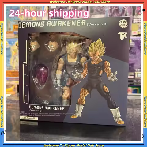 In stock Toys & TK Dragon Ball Z SHF Super Saiyan SSJ Majin Vegeta Battle Damage Full Power Action F
