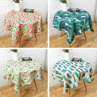 pvc table mat table cloth aesthetic table mat Literary Small Fresh Cotton Linen Table Cloth Art Roun