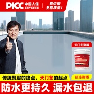 天冬纯聚脲屋顶外露防水涂料室外防水胶补漏裂缝渗水防腐柔性材料