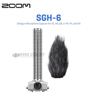 Zoom SGH-6 Shotgun Mic Capsule + Hairy Windscreen