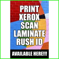 ☁ ᛭ ✹ Xerox,Print,Rush ID,Laminate (TARPAULIN PRINTING) Available COD