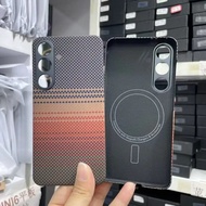 yyyMagnetic Aramid Fiber Phone Case for Samsung Galaxy S24 S24 Plus Magsafe Case Real Carbon Fiber C