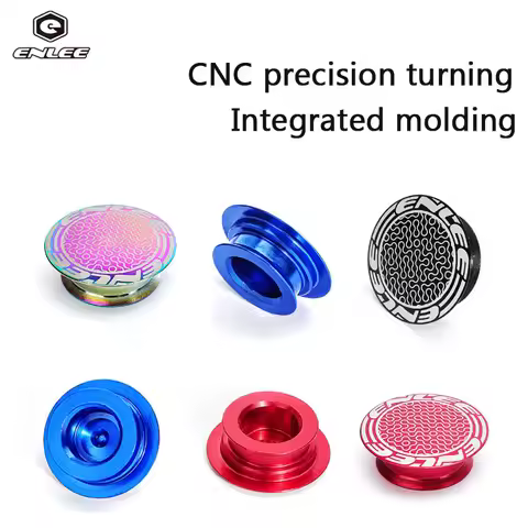 ENLEE Mountain Bike Crank Dust Cover EIEIO Hollow integrated Chainwheel Aluminum Alloy Cover For SHI