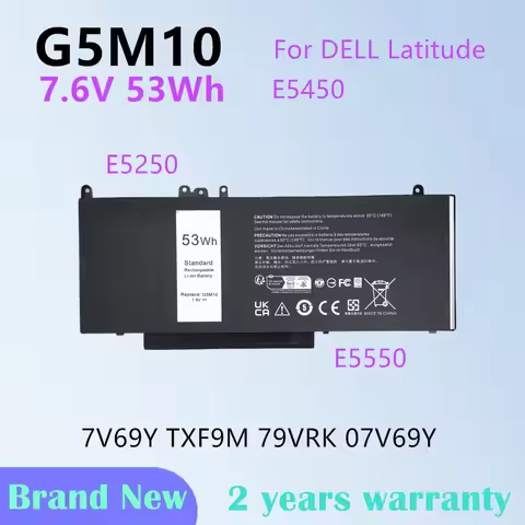 Laptop Battery For Dell Latitude E5250 E5450 E5550 G5M10 G5M10 7V69Y TXF9M 79VRK 07V69Y RYXXH