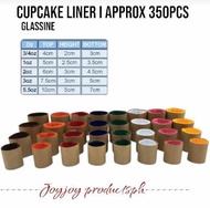 350-Pieces I Cupcake Liner Tube I 3/4oz 1oz 2oz 3oz I Glassine l Baking l Macaroons l Puto l Graham 
