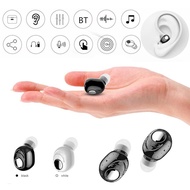 Mini Invisible Blue-tooth Headphone Handsfree in Ear Wireless Single Earbud with Mic for iPhone Andr