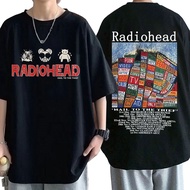 [ARRME] เสื้อยืดพิมพ์ลายย้อนยุค Radiohead Vintage Männer Übergroße 100% Baumwolle เสื้อยืดยูนิเซ็กซ์