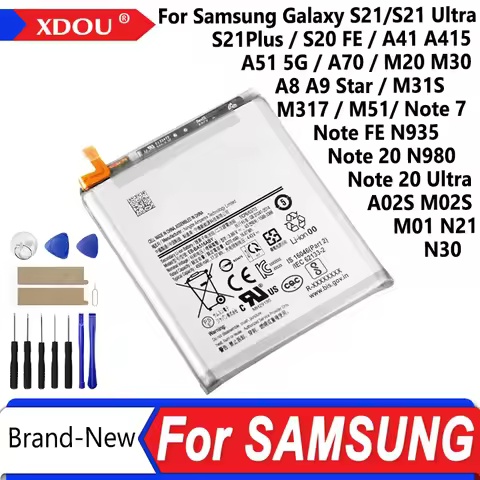 Brand New Battery For Samsung For Samsung Galaxy S21/S21 Ultra/S21Plus/S20 FE/A41/A51 5G/A70/Note 20