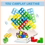 ◸ ︎ Tetra Tower Game Building Blocks Toys for Baby Stacking Numberblocks Toys Balance Game