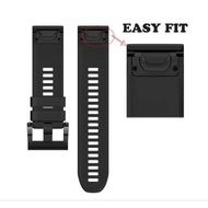 22mm GARMIN FENIX 5 EASY FIT REPLACEMENT SILICONE STRAP WITH TOOL