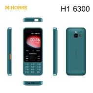 MHORSE โทรศัพท์ มือถือปุ่มกด4G แท้ (2024) รุ่นใหม่ m-horse รุ่น H1-6300 จอใหญ่ ตัวใหญ่ เสียงดัง แบตท