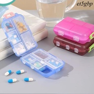 Medicine Organizer Pill Box Portable Travel Double Flip Plastic Pill Box