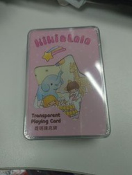 全新 正版 Sanrio Little Twin Stars 透明撲克牌 Transparent Playing card 啤牌