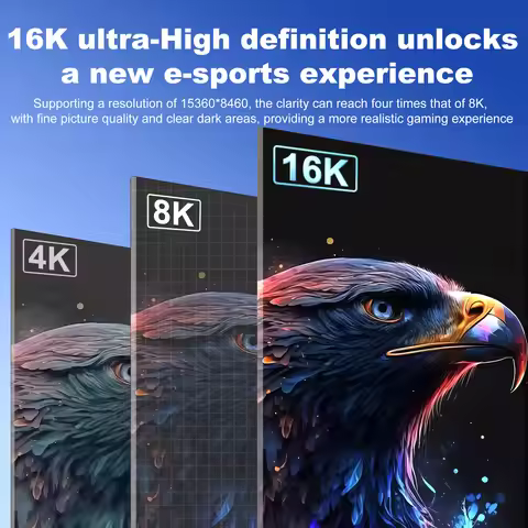 16K HDMI 2.2 Cable 96Gbps 8K@120Hz 4K@240Hz 2K@360Hz Supports HDMI 2.1 eARC HDR10+ for PS5/PS6 Lapto