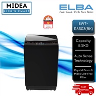 Elba 7.5KG / 8.5KG / 10.5KG / 12.5KG / 15.5KG 5 Star Top Load Washing Machine with Tempered Glass Do