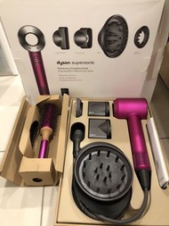 （Black Friday 特賣）戴森 Dyson HD03 全桃紅吹風機（含架子）