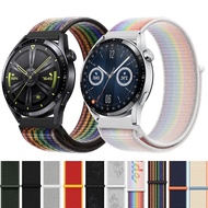 22mm 20mm Band For Samsung Galaxy Watch 4 3 classic active 2/Gear S3/S2 Nylon loop smartwatch Bracelet Huawei watch GT 2e pro strap Accessories