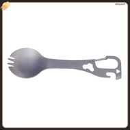 Camping Bottle Opener Spoon Portable Tool Fork Spoon Multi-use Camping Fork Outdoor Fork  daiquanli
