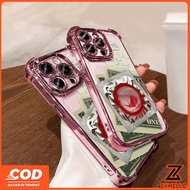 Case for Honor X9C X6C X7C X6B X8C X6A X8B Fashion Dollar Sticker Four Corner Shockproof TPU Phone C