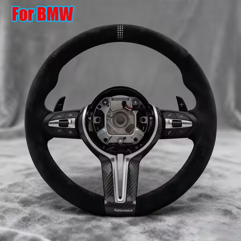 Carbon Trim M Sport Steering Wheel for BMW CS Style With Alcantara F10 F20 F21 F22 F30 F31 F32 F36 M