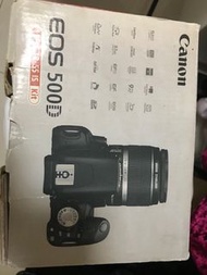 8、9成新佳能canon 500d 兩鏡頭