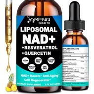 NAD Supplement, Liposomal NAD Nicotinamide Riboside Resveratrol 900mg Quercetion, TMG, Vitamin B3, H