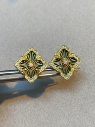 BUCCELLATI outlet四葉草耳環