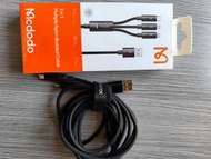 3in1 充電線 三合一 mcdodo